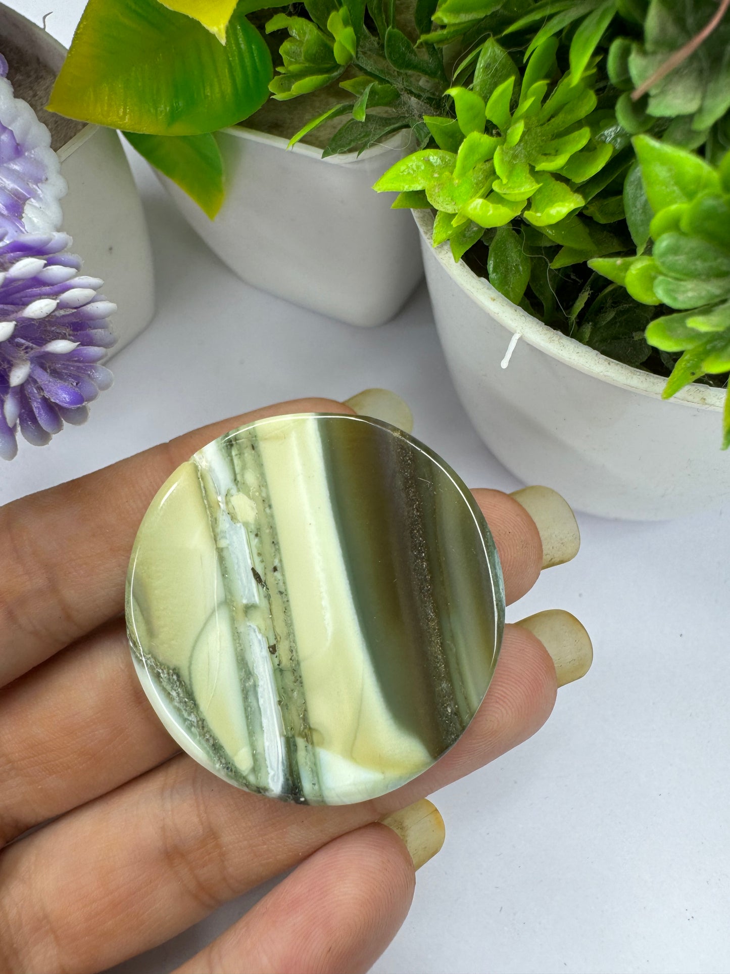 Natural Saturn Chalcedony Gemstone Beautiful Natural Saturn Chalcedony Saturn Chalcedony Cabochon Gemstone Saturn Chalcedony Loose Crystal Stone For jewelry