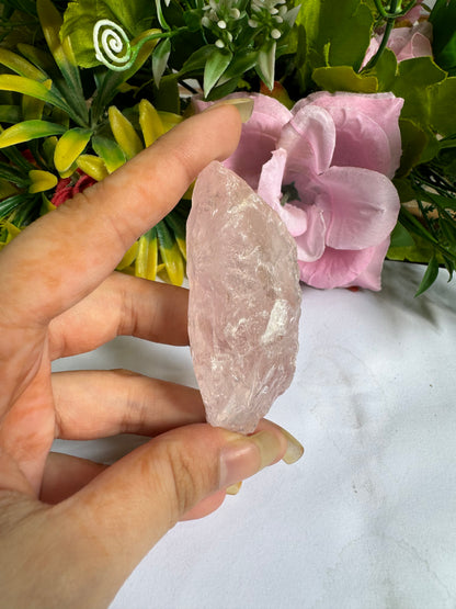 Natural Rose Quartz Rough Beautiful Natural Rose Quartz Gorgeous Rose Crystal Love And Relationship Stone And Energy Gemstone Rough