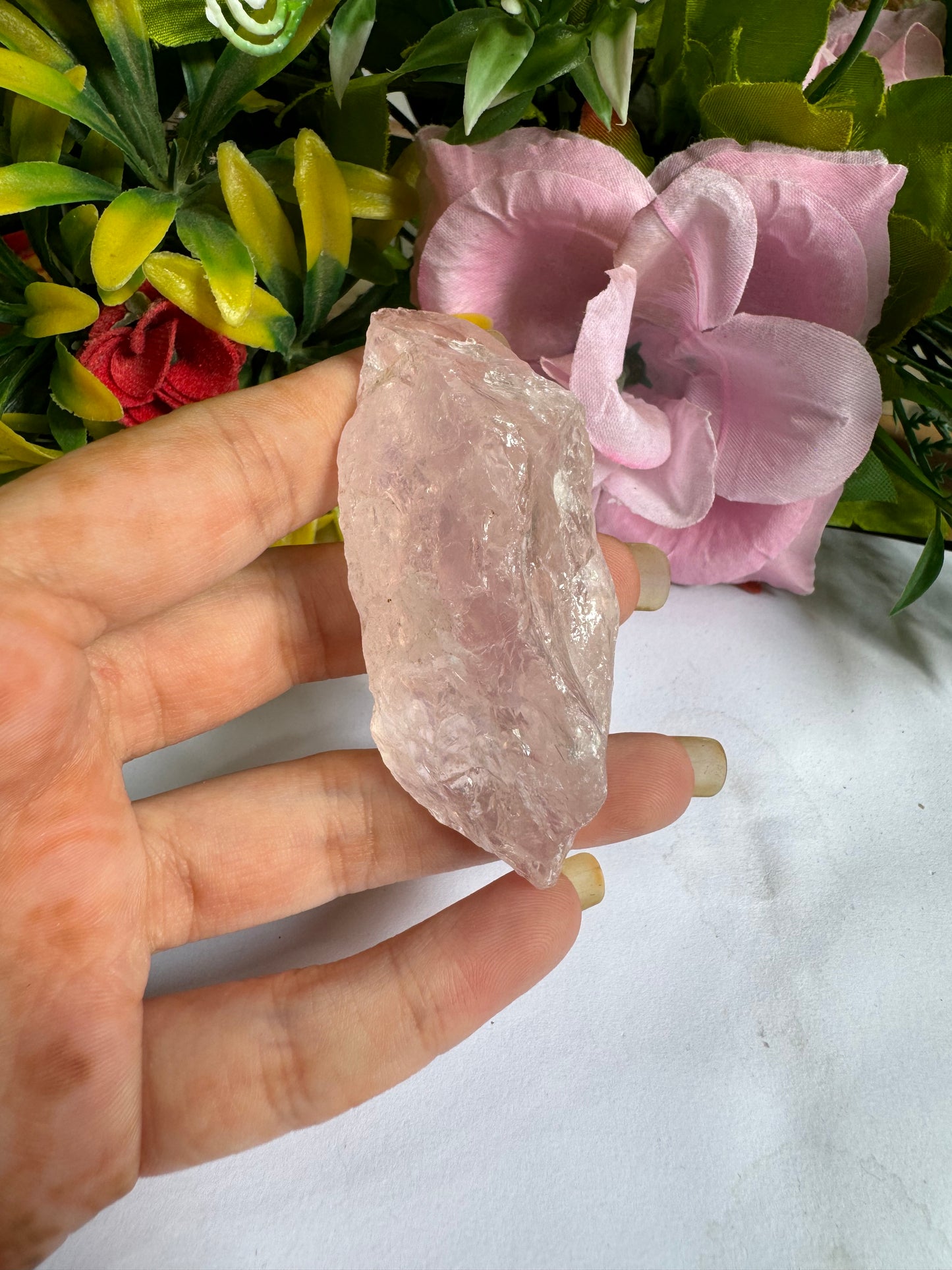 Natural Rose Quartz Rough Beautiful Natural Rose Quartz Gorgeous Rose Crystal Love And Relationship Stone And Energy Gemstone Rough