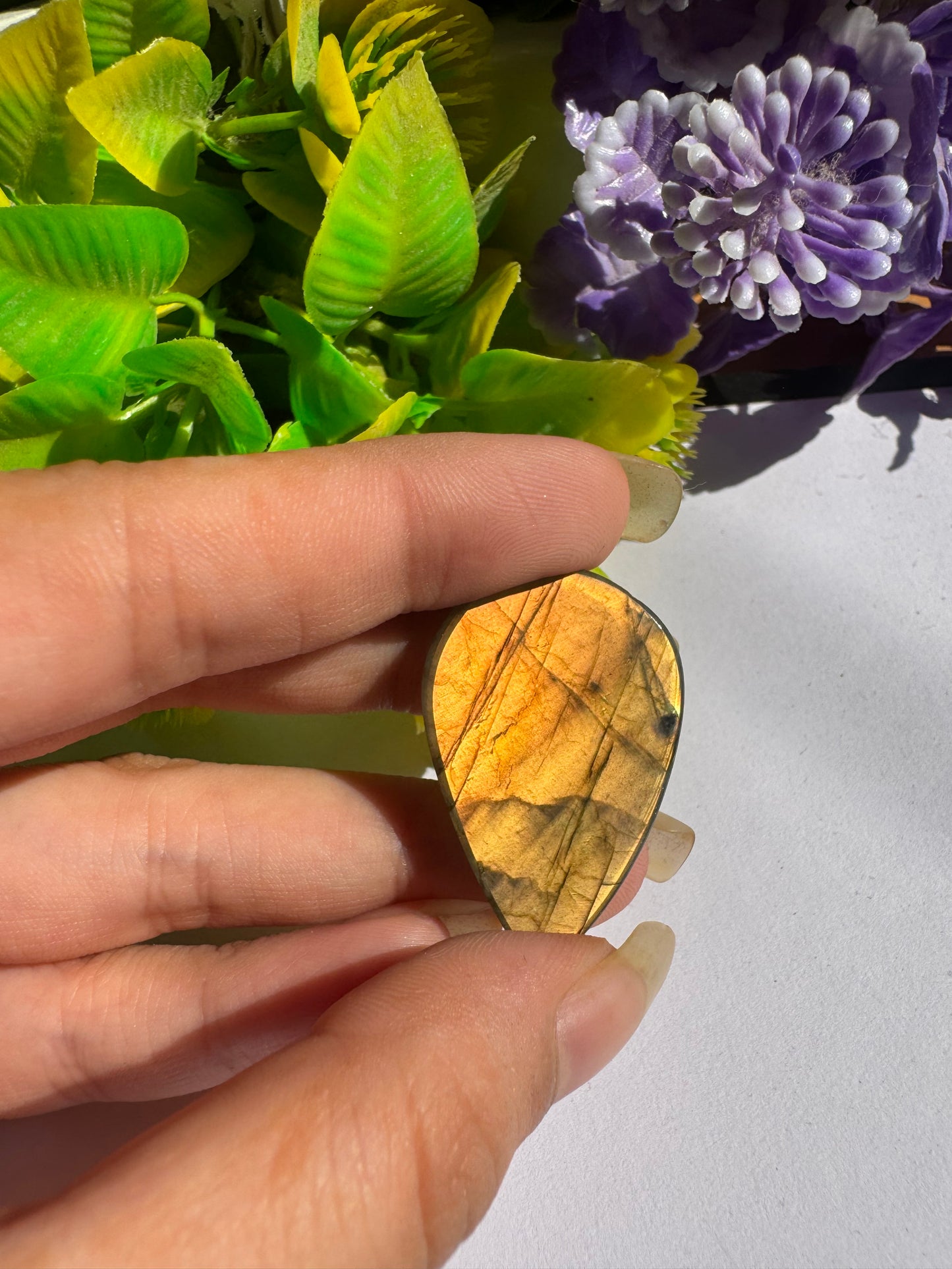 Natural Labradorite Cabochon Natural Labradorite Loose Stone Cab Semi  Precious Gemstone Beautiful Natural Labradorite Gemstone For Jewelry Making Natural Labradorite Pear cut Stone