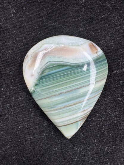 Beautiful saturn chalcedony pear cut gemstone cabochon for jewelry making and wire wrapping