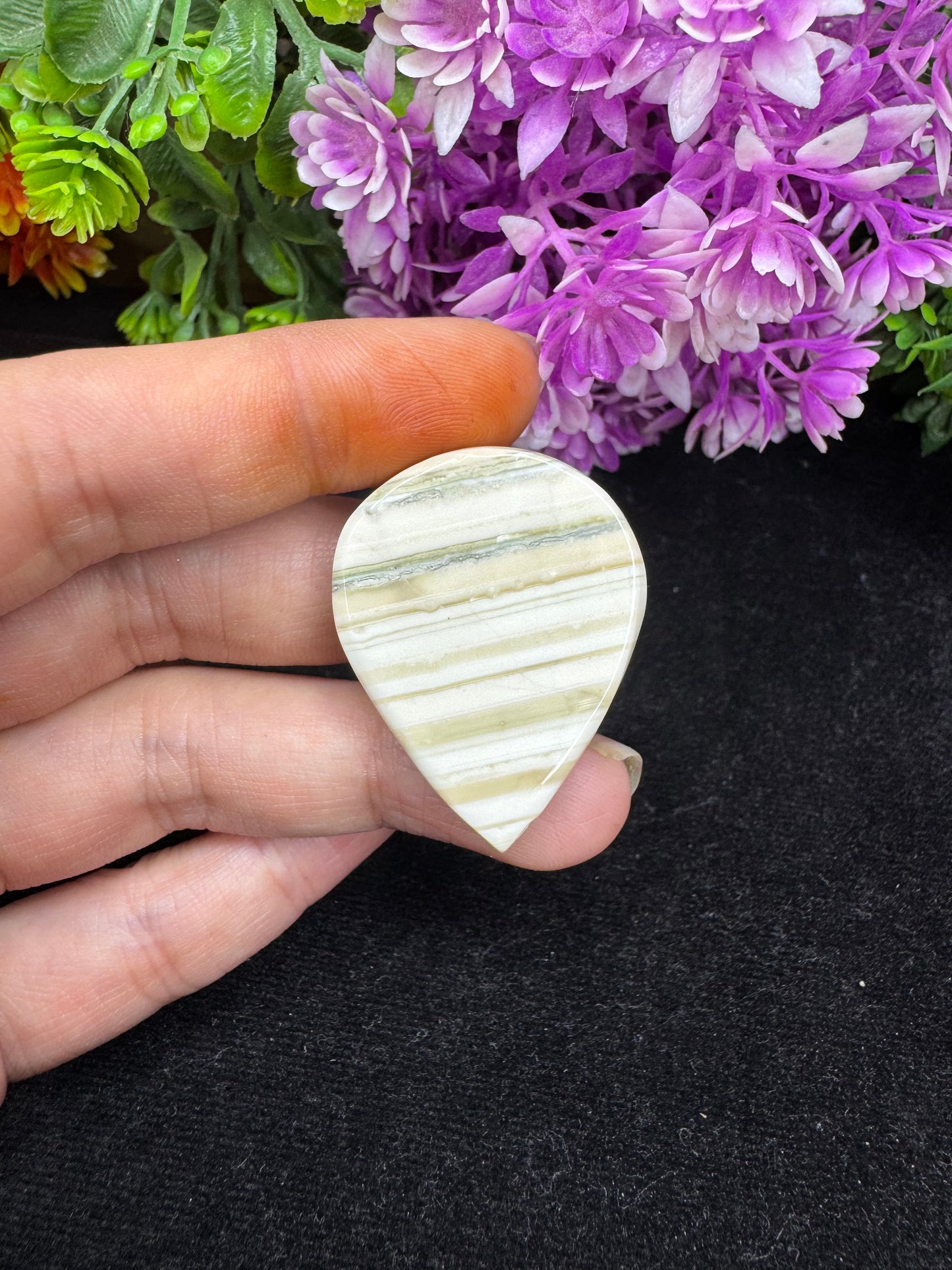 Natural Saturn Chalcedony Beautiful Saturn Chalcedony Natural Saturn Chalcedony Cabochon Stone