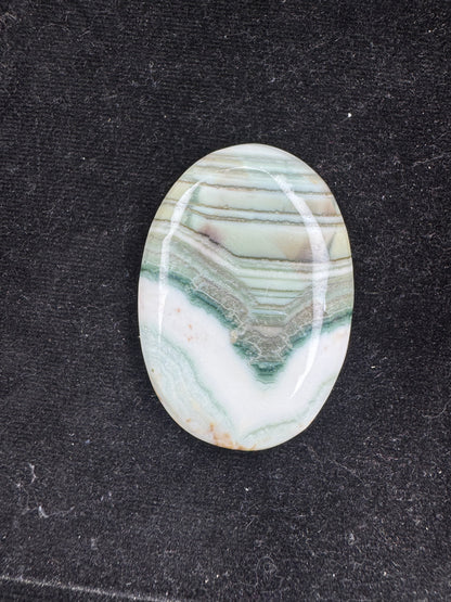 Oval cut natural saturn chalcedony gemstone cabochon for jewelry making and wire wrapping