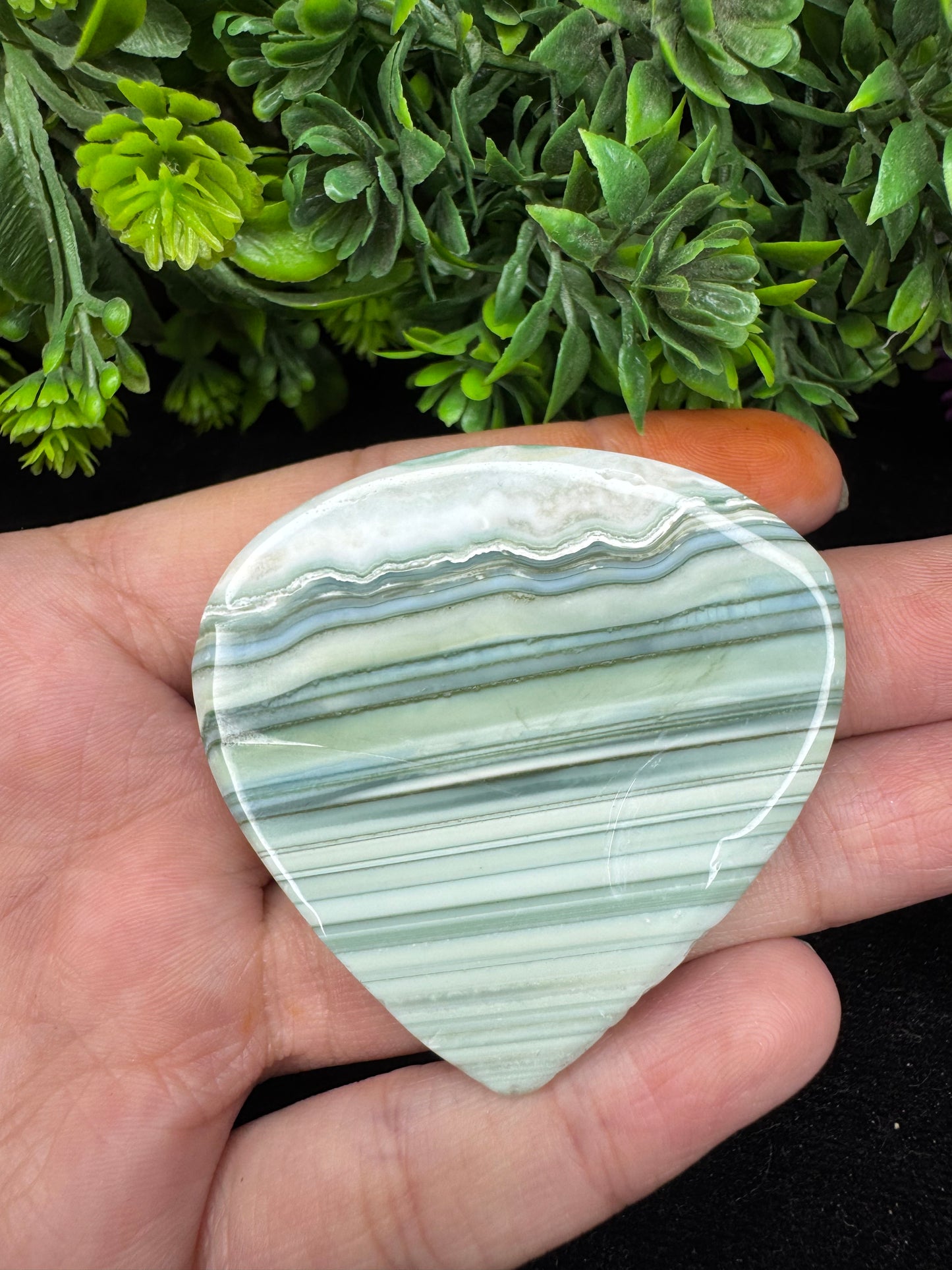 Beautiful natural saturn chalcedony gemstone cabochon for jewelry making and wire wrapping.