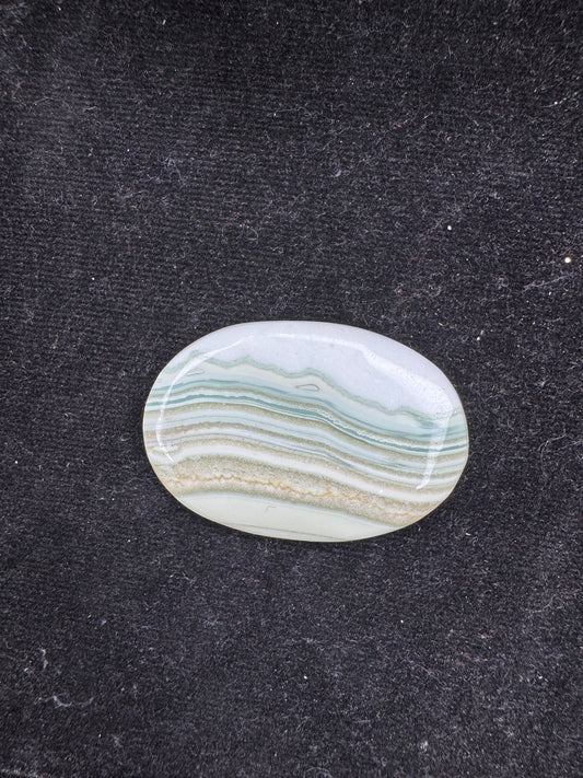 Natural saturn chalcedony oval cut gemstone cabochon for jewelry making and wire wrapping