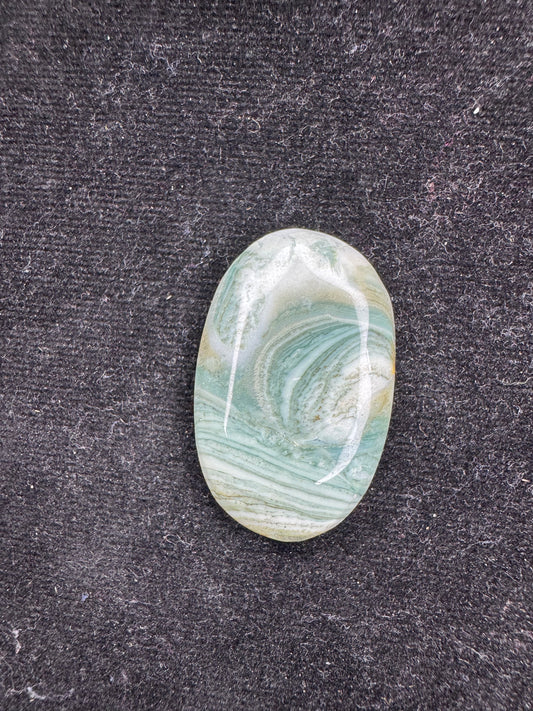 Natural saturn chalcedony oval cut gemstone cabochon for jewelry makin and wire wrapping.