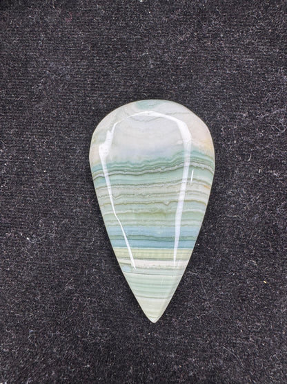 Beautiful pear cut saturn chalcedony gemstone cabochon for jewelry making and wire wrapping