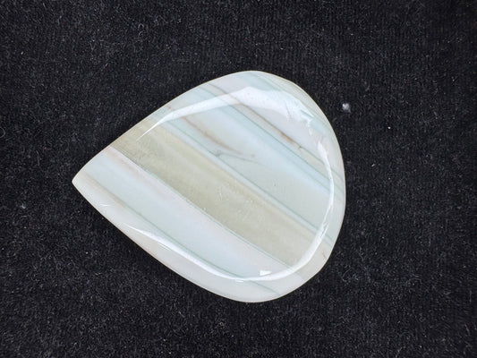 Pear cut saturn chalcedony gemstone cabochon for jewelry making and wire wrapping