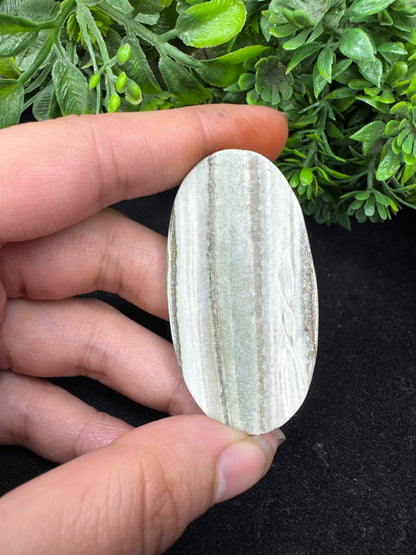 Beautiful oval cut saturn chalcedony gemstone cabochon for jewelry making and wire wrapping