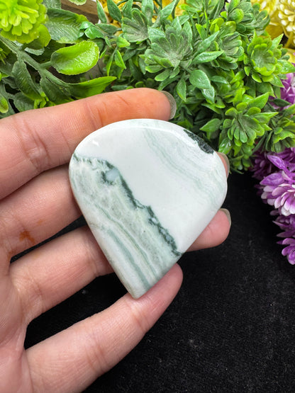 Beautiful natural saturn chalcedony oval cut gemstone cabochon for jewelry making and wire wrapping