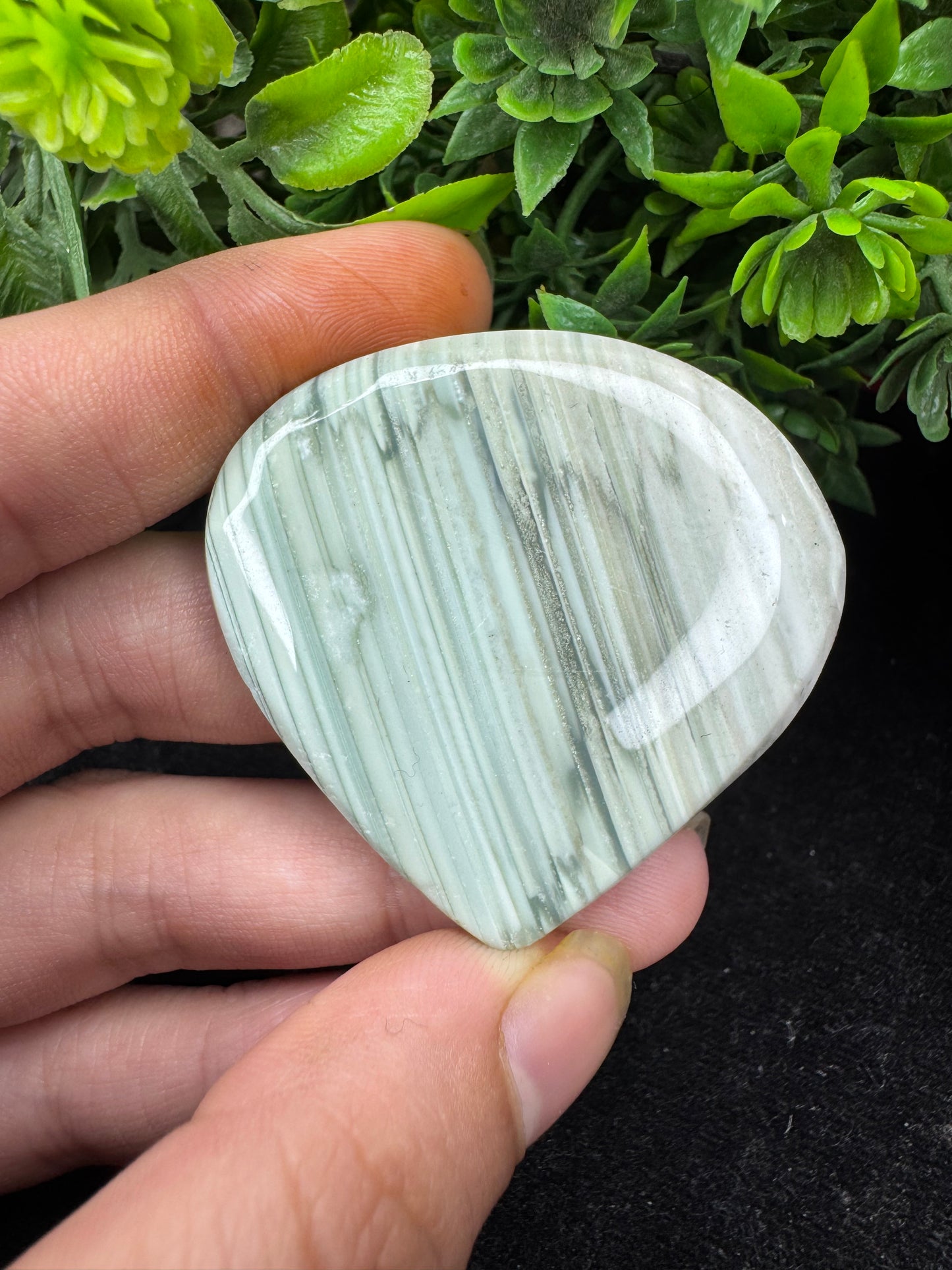 Beautiful natural saturn chalcedony pear cut gemstone cabochon for wire wrapping and jewelry making