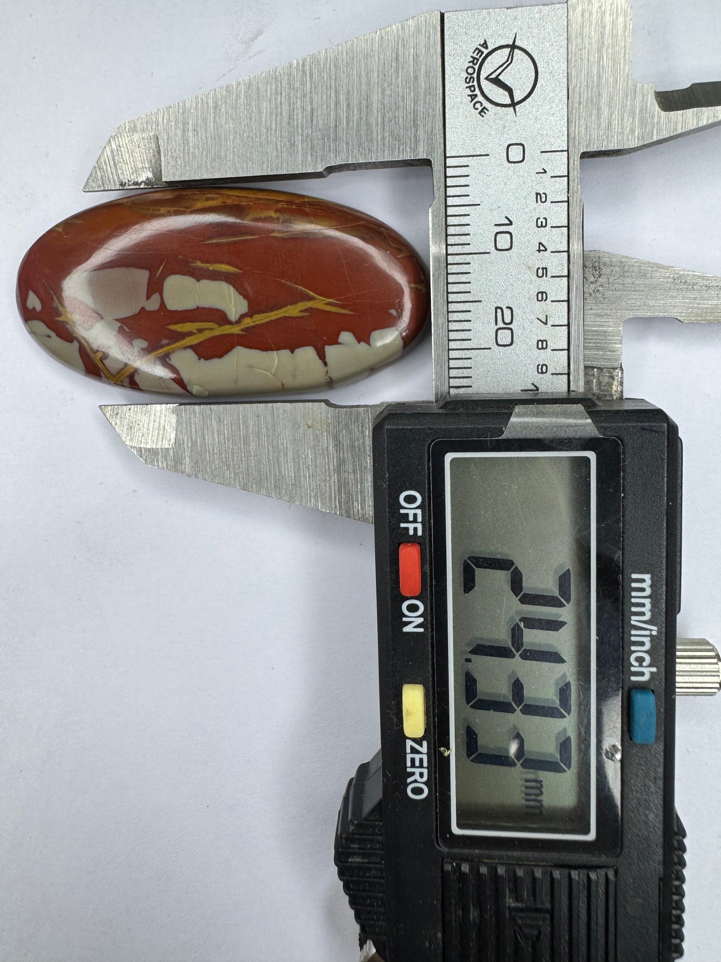 Beautiful Natural Noorena jasper cabochon for jewelry making and wire wrapping.