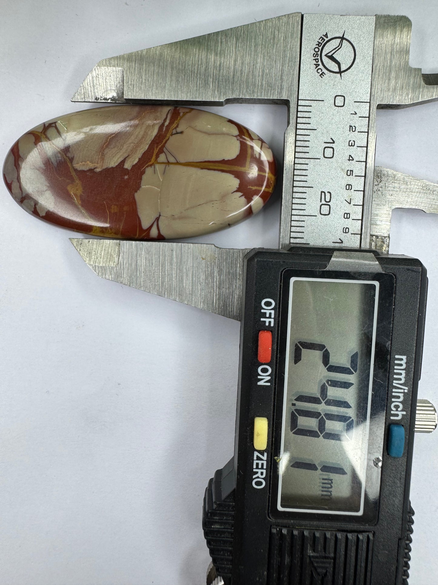 Beautiful Natural Noorena jasper cabochon for jewelry making and wire wrapping.