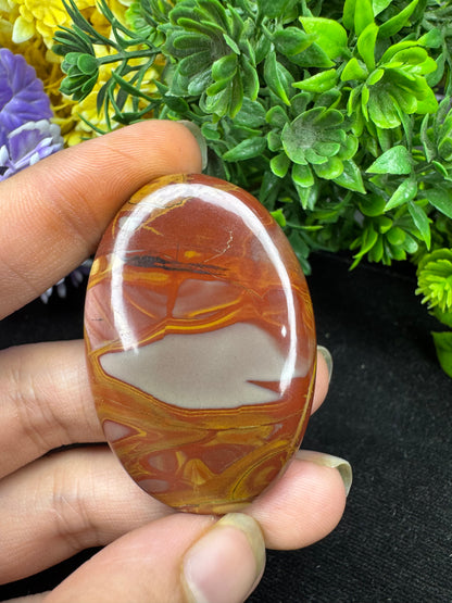 Beautiful Noorena Jasper cabochon gemstone for jewelry making and wire wrapping