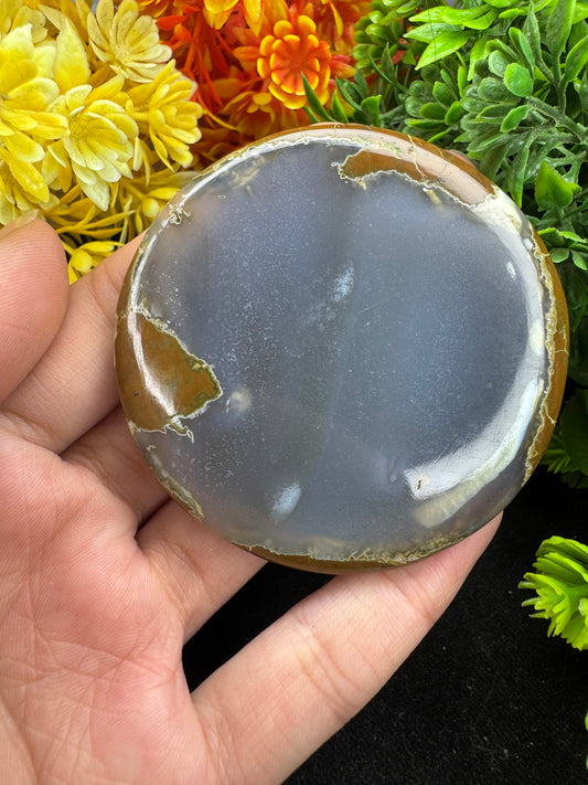 Natural Thunder Egg Agate Gemstone Cabochon Amazing thunder Egg Agate for jewelry making and wire wrapping