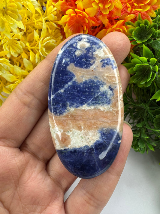 Amazing sodalite cabochon for jewelry making and wire wrapping beautiful natural sodalite gemstone cabochon