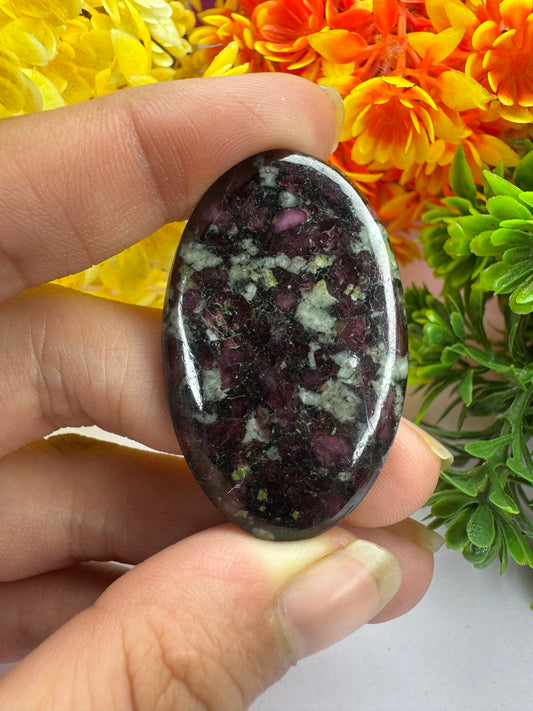 Natural Ruby fall gemstone cabochon for jewelry making and wire wrapping beautiful oval cut natural ruby fall