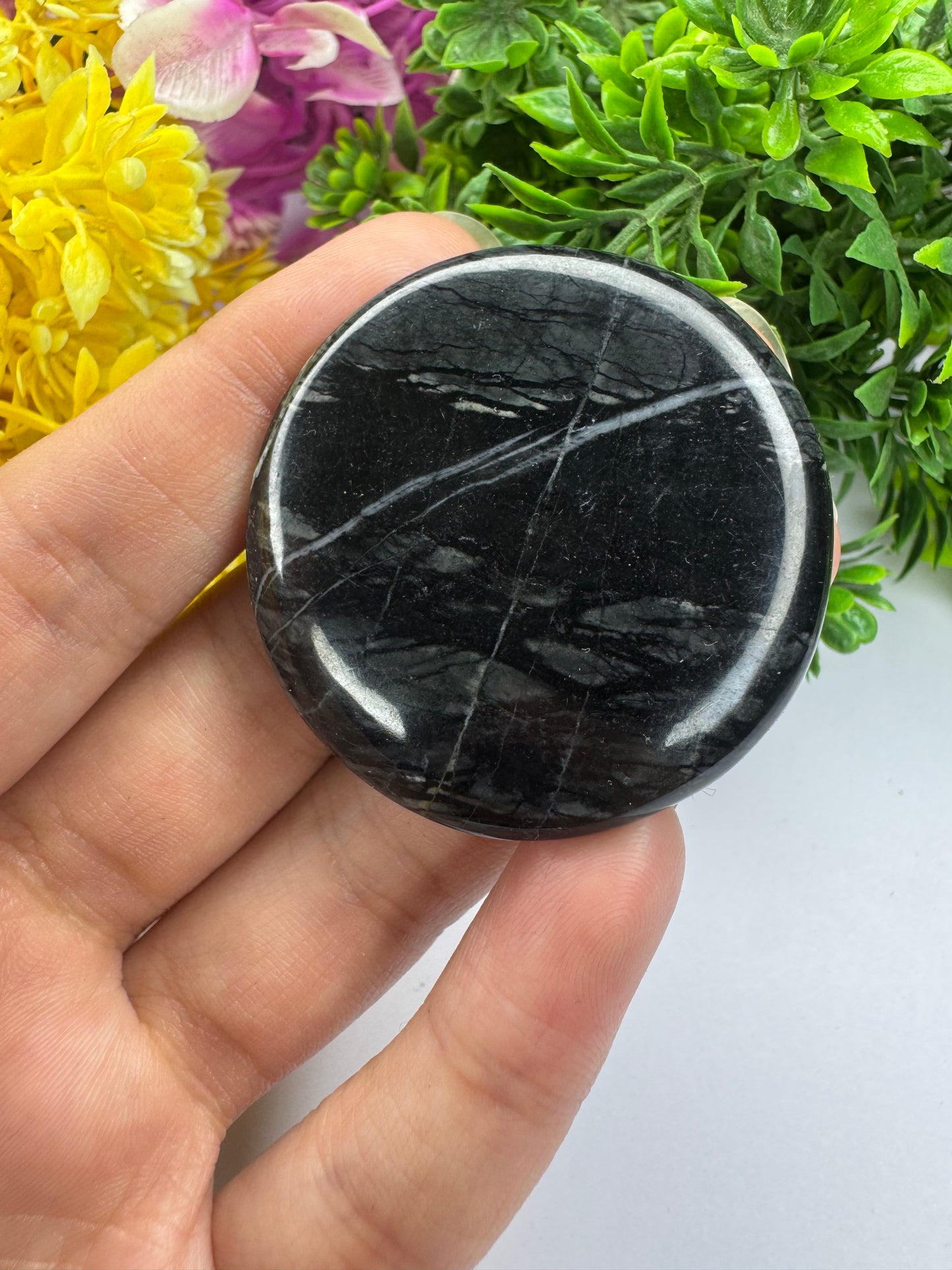 Natural Black picasso jasper gemstone cabochon for jewelry making wire wrapping amazing round picasso jasper gemstone