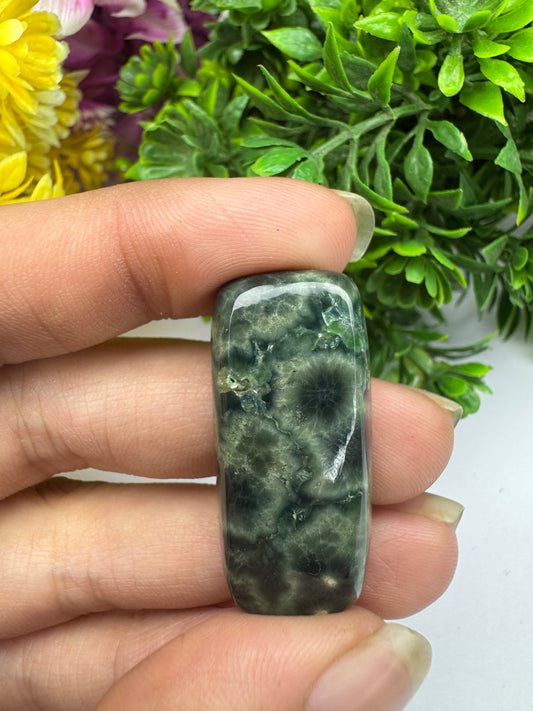 Natural Ocean jasper gemstone Cabochon Amazing ocean jasper cabochon for jewelry making