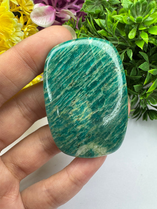 Natural Amazonite Cabochon For jewelry making and wire wrapping amazing cushion amazonite cabochon