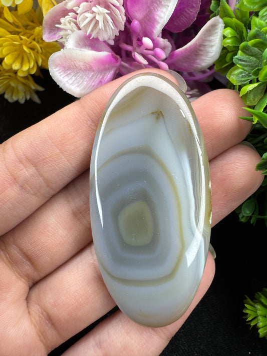 Oval cut Natural Botswana agate gemstone cabochon for jewelry making and wire wrapping amazing