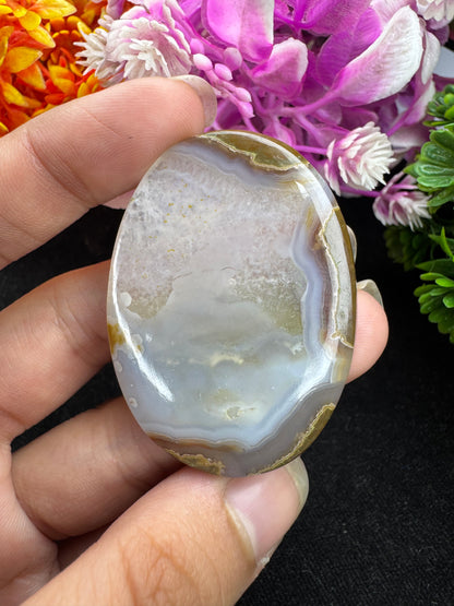 Natural Botswana agate gemstone cabochon for jewelry making and wire wrapping amazing oval cut cabochon