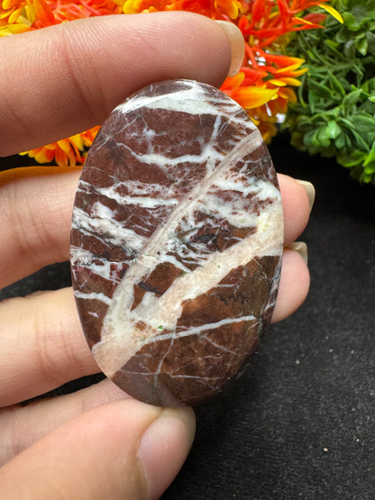 Amazing oval cut Natural Coconut Jasper gemstone cabochon for jewelry making and wire wrapping