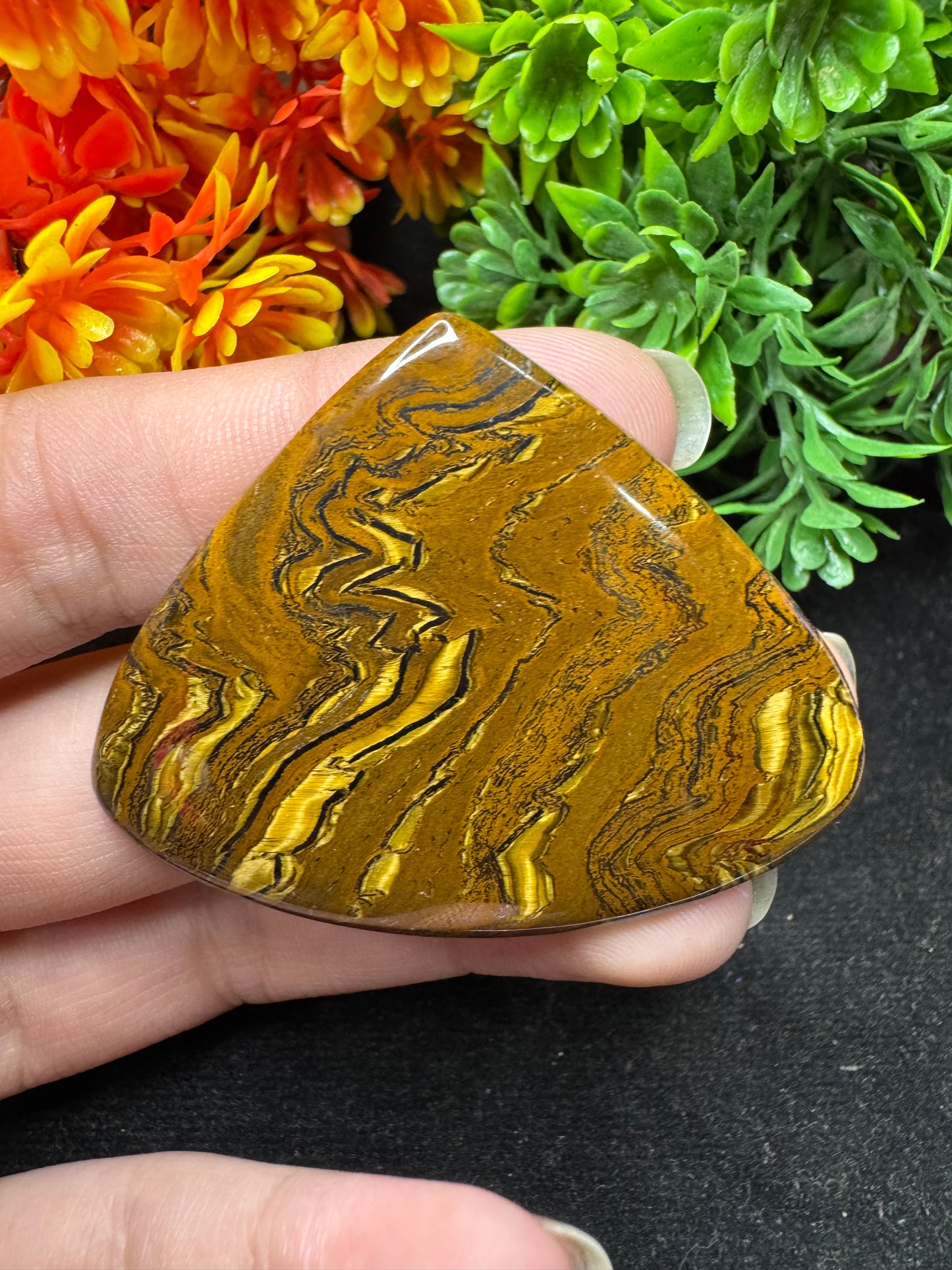 Natural Tiger Eye gemstone cabochon for jewelry making and wire wrapping amazing tiger eye gemstone