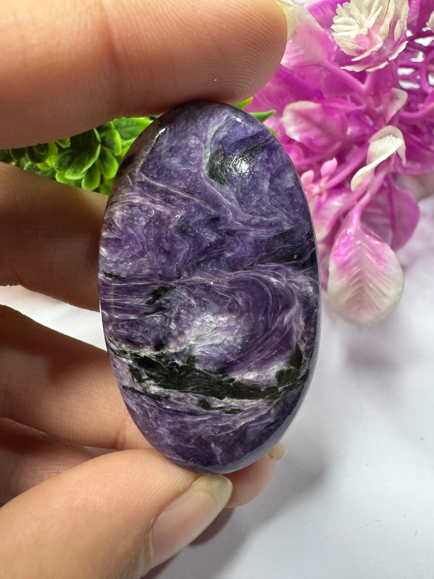 natural oval cut Charoite Gemstone Cabochon for jewelry making and wire wrapping amazing charoite cabochon