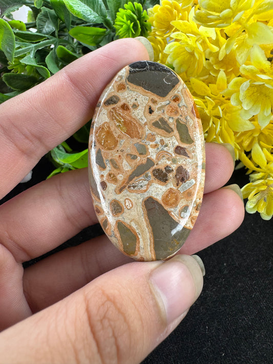 Amazing Natural Leopardite pear cut jasper gemstone cabochon for jewelry making and wire wrapping beautiful oval cut leopardite jasper cabochon gemstone