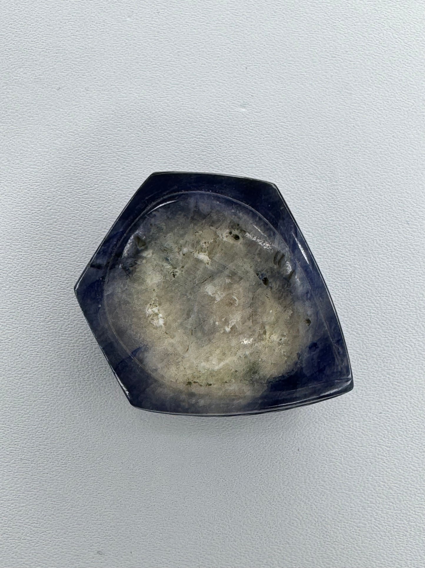 Natural Blue Sapphire Old Mughal Carving Beautiful Blue Sapphire Gemstone Natural Burma Blue Sapphire Gemstone