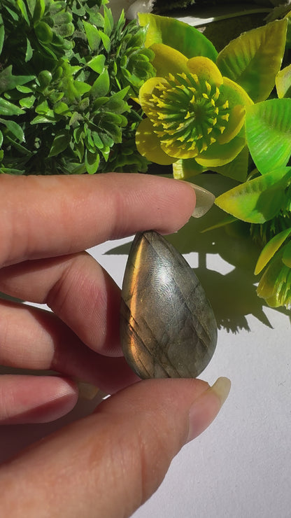 Natural Labradorite Cabochon Natural Labradorite Loose Stone Cab Semi  Precious Gemstone Beautiful Natural Labradorite Gemstone For Jewelry Making Natural Labradorite Pear cut Stone