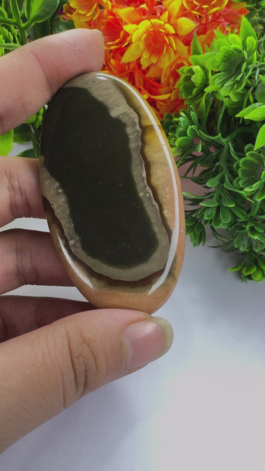 Amazing Natural Polychrome jasper for jewelry making and wire wrapping beautiful oval cut polychrome jasper