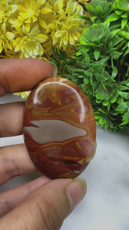 Beautiful Noorena Jasper cabochon gemstone for jewelry making and wire wrapping