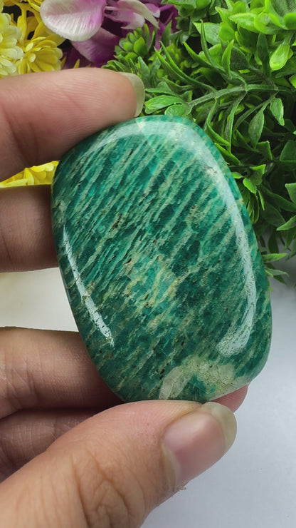 Natural Amazonite Cabochon For jewelry making and wire wrapping amazing cushion amazonite cabochon