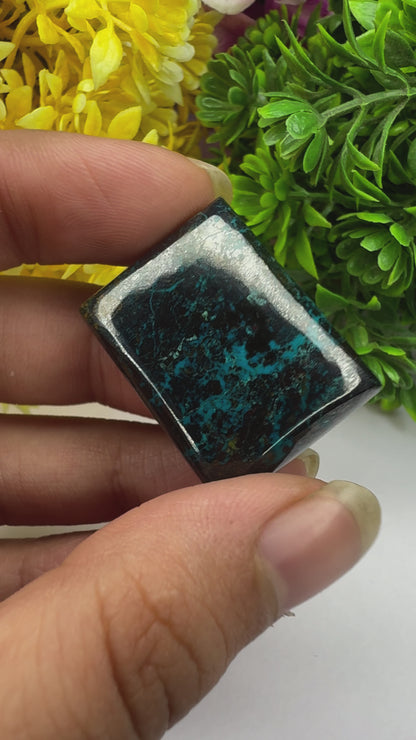 Natural shattuckite gemstone cabochon amazing shattuckite cabochon for jewelry making and wire and wire wrapping.