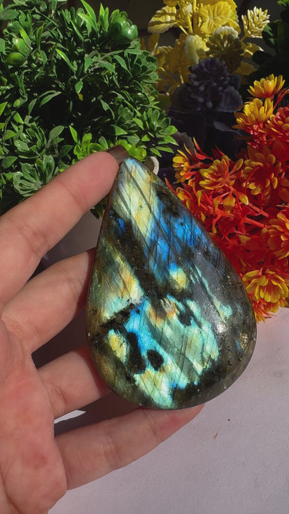 Beautiful Natural Labradorite cabochon Natural Labradorite Pear Cut Shape Gemstone Natural Labradorite Loose Stone Cab Semi Precious Gemstone For Jewelry Making