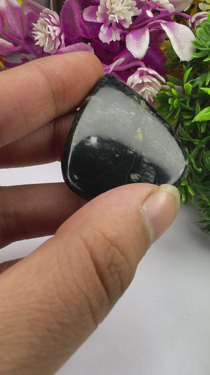 Natural Black picasso jasper gemstone cabochon for jewelry making wire wrapping amazing picasso jasper gemstone