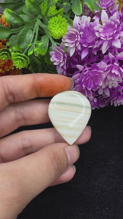 Natural Saturn Chalcedony Beautiful Saturn Chalcedony Natural Saturn Chalcedony Cabochon Stone