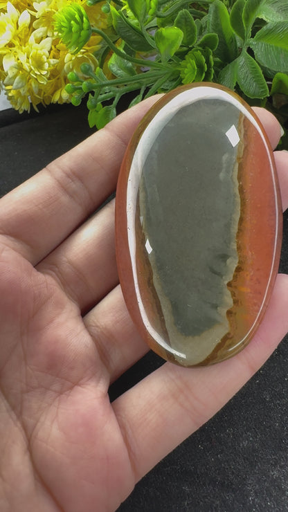 Amazing Natural oval cut Polychrome jasper for jewelry making and wire wrapping beautiful oval cut polychrome jasper