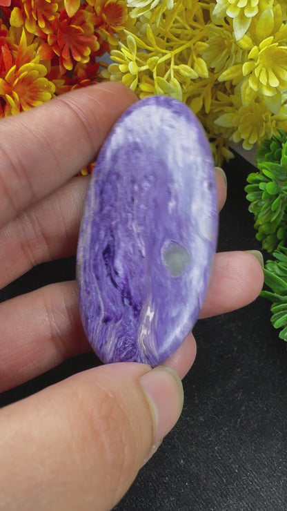 Amazing Charoite Gemstone Cabochon for jewelry making and wire wrapping beautiful charoite cabochon