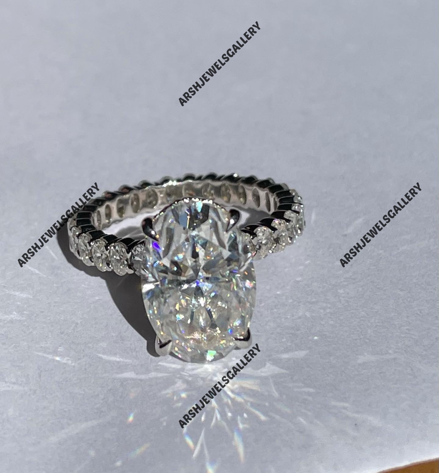 Unique design Moissanite ring 925 sterling silver vintage Oval cut moissanite ring engagement ring wedding ring