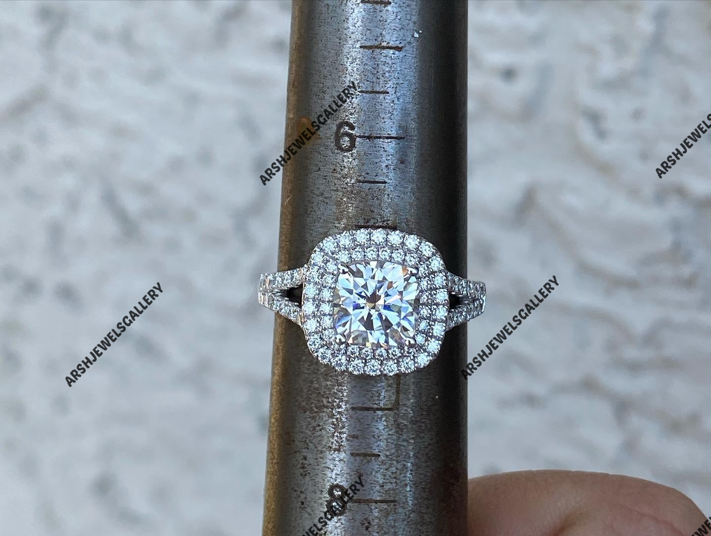 Gorgeous cushion cut moissanite ring 925 sterling silver ring vintage design moissanite stone ring engagement ring wedding ring